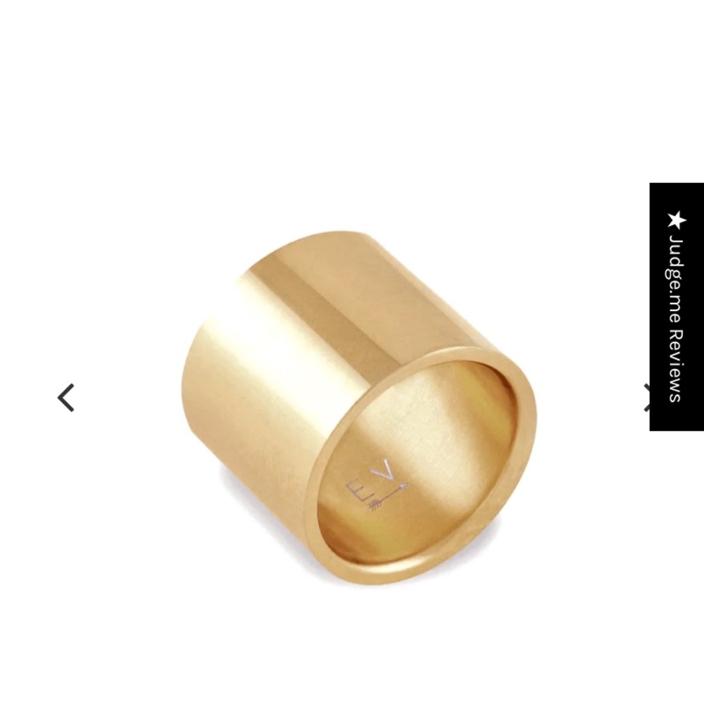 Gold Cigar Ring from Ellie Vail